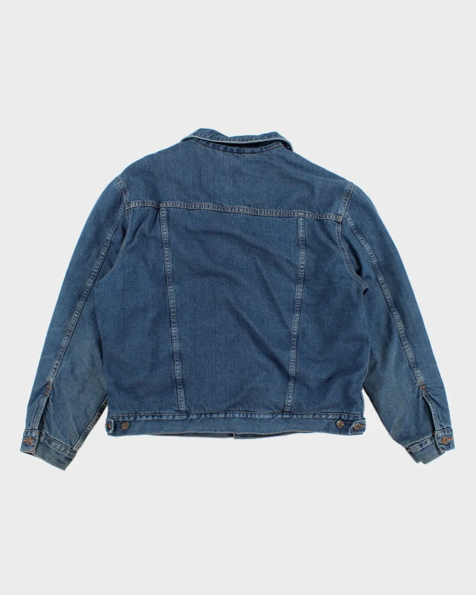 00s Carhartt Fleece Lined Denim Jacket - L