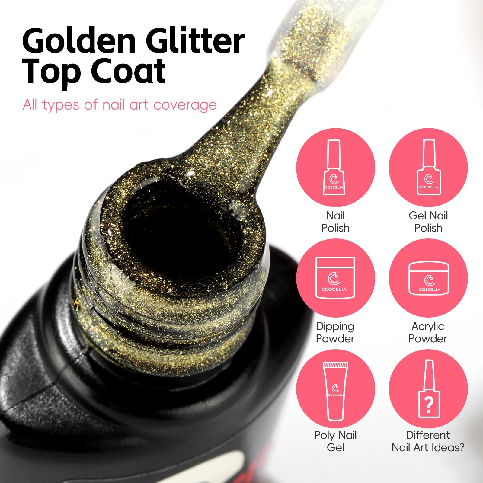 7ml Glitter Top Coat