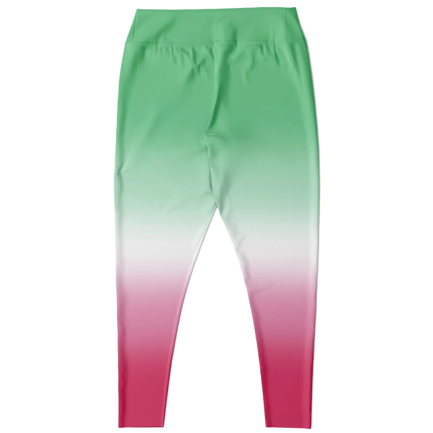 Abrosexual Pride Ombre High-Waist Plus Leggings