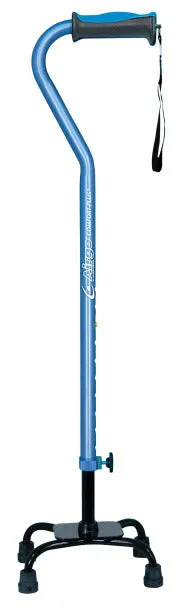 Airgo Comfort-Plus Adjustable Quad Cane, Small Base