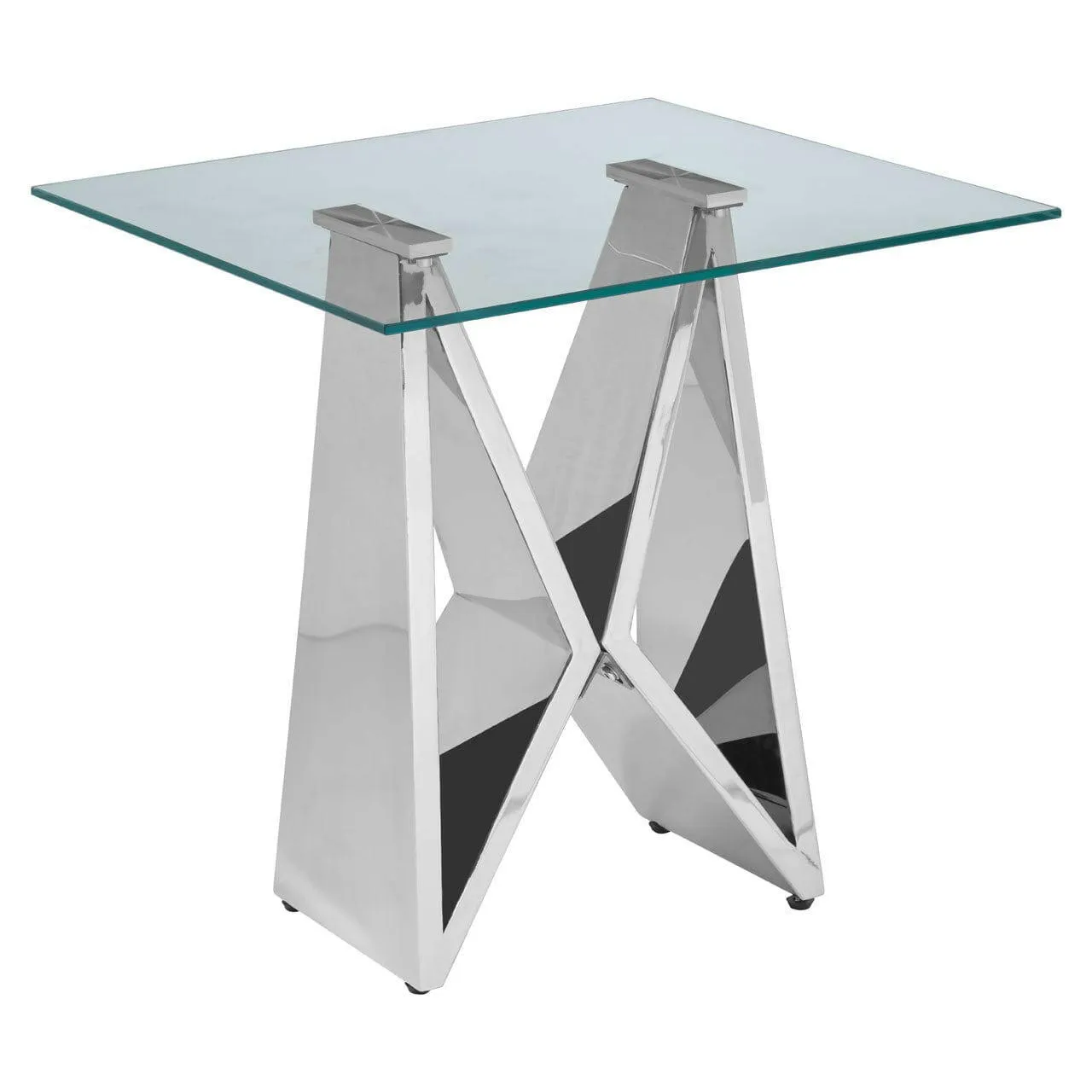 Allure Wing Base End Table