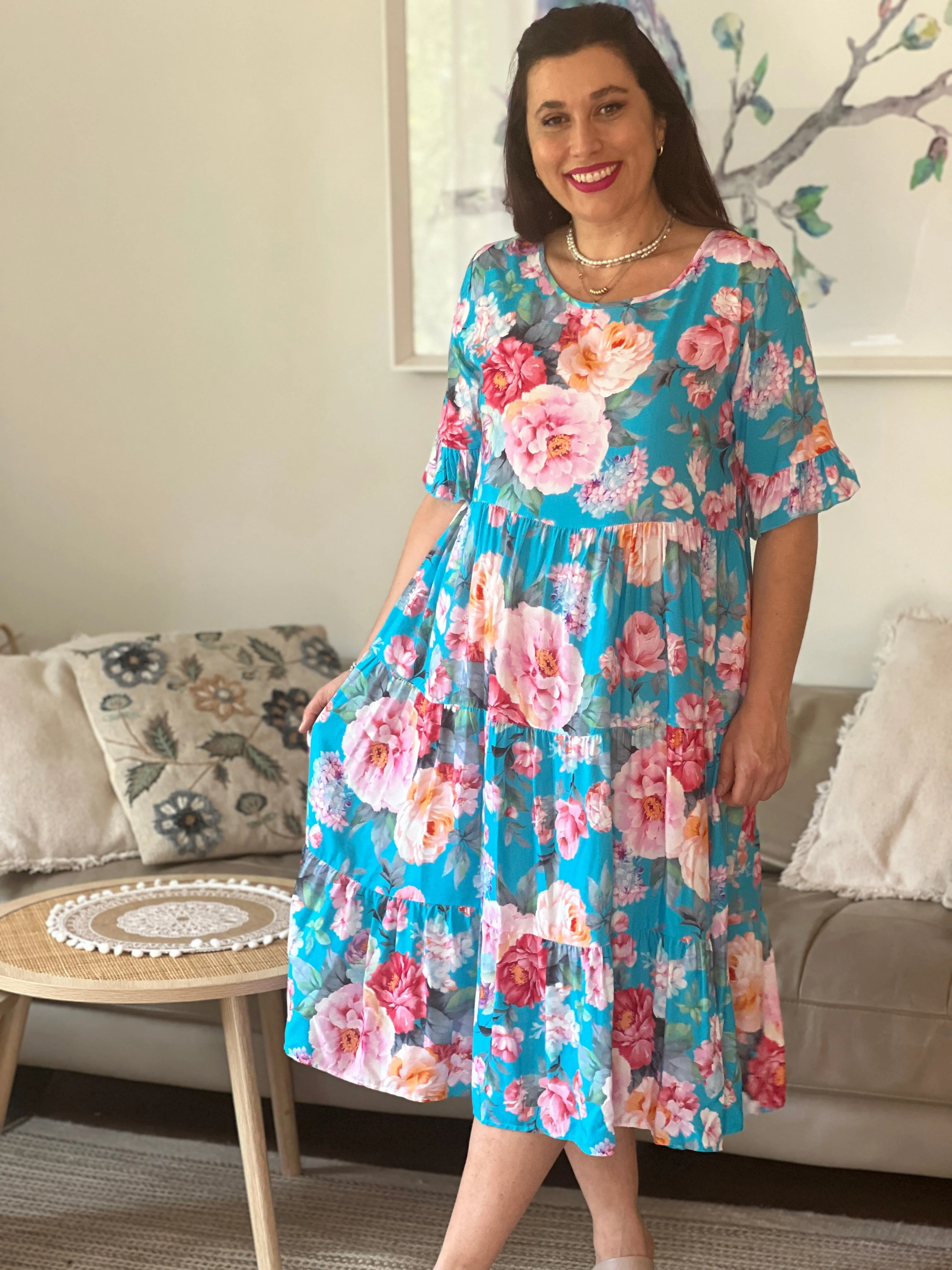 Annie Arctic Blossom Dress