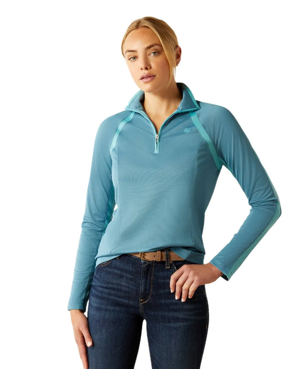 Ariat Womens Sunstopper 3.0 Quarter Zip Baselayer