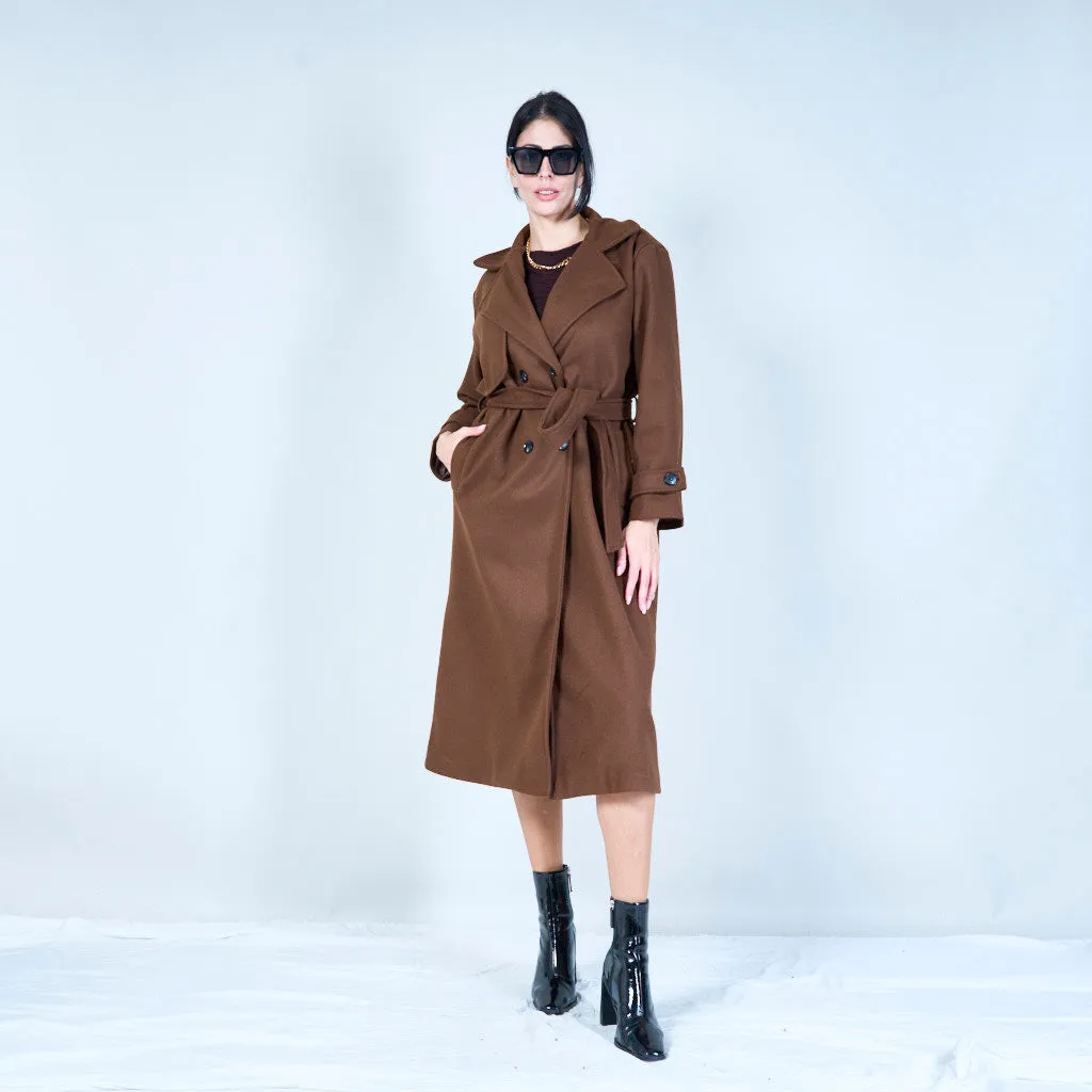 Belted trench coat wholesale