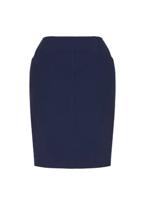 Biz Corporates Womens Bandless Pencil Skirt 20717