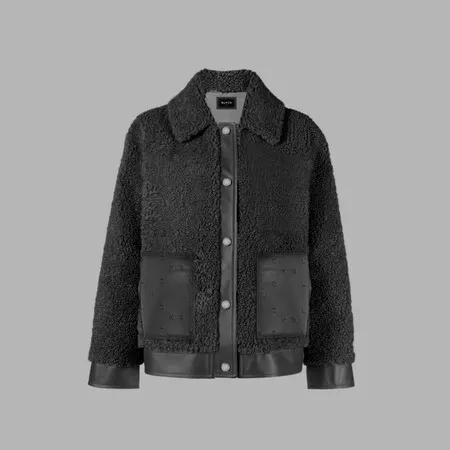 Blvck Shearling Jacket