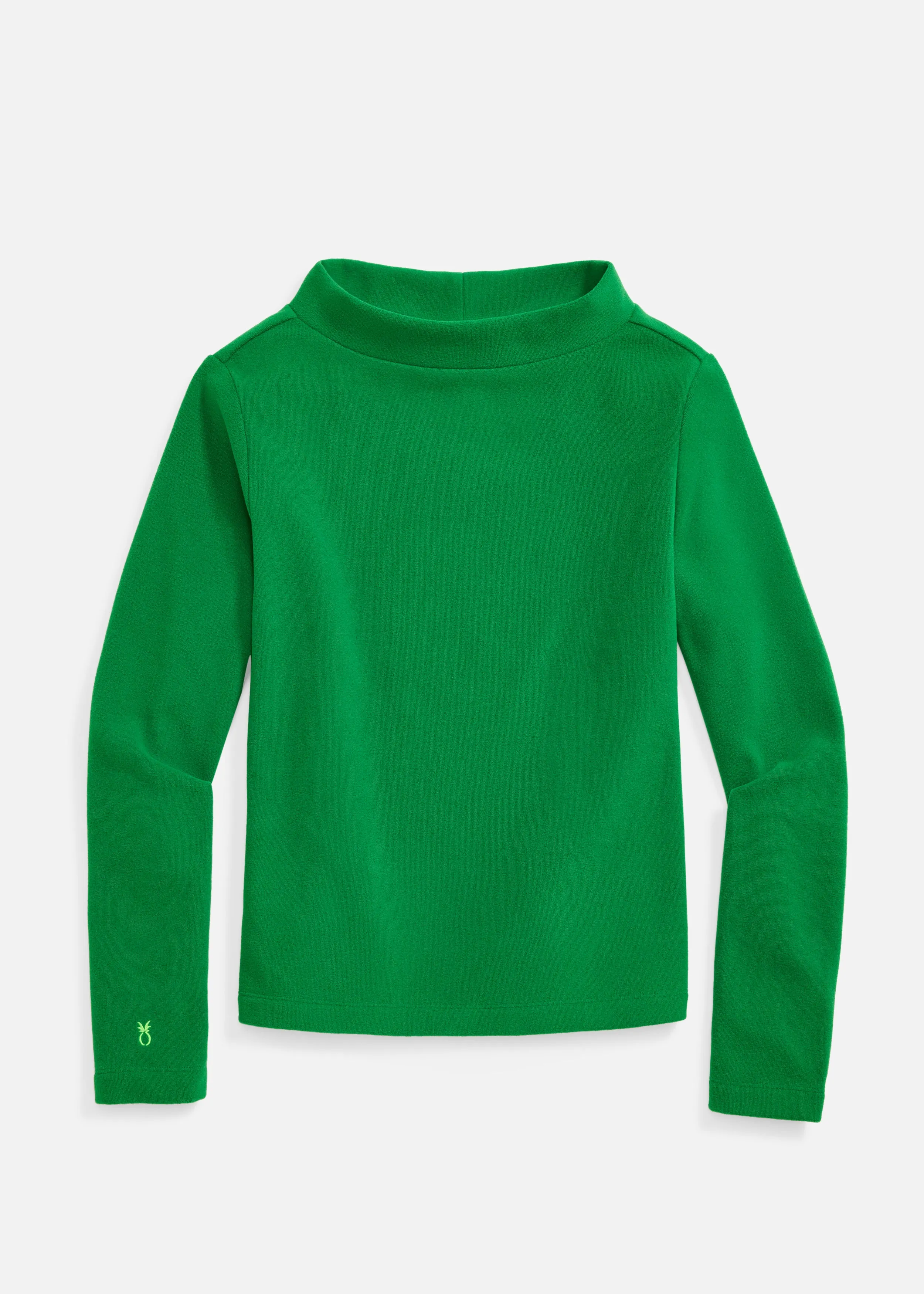 Brighton Boatneck in Terry Fleece (Kelly Green)