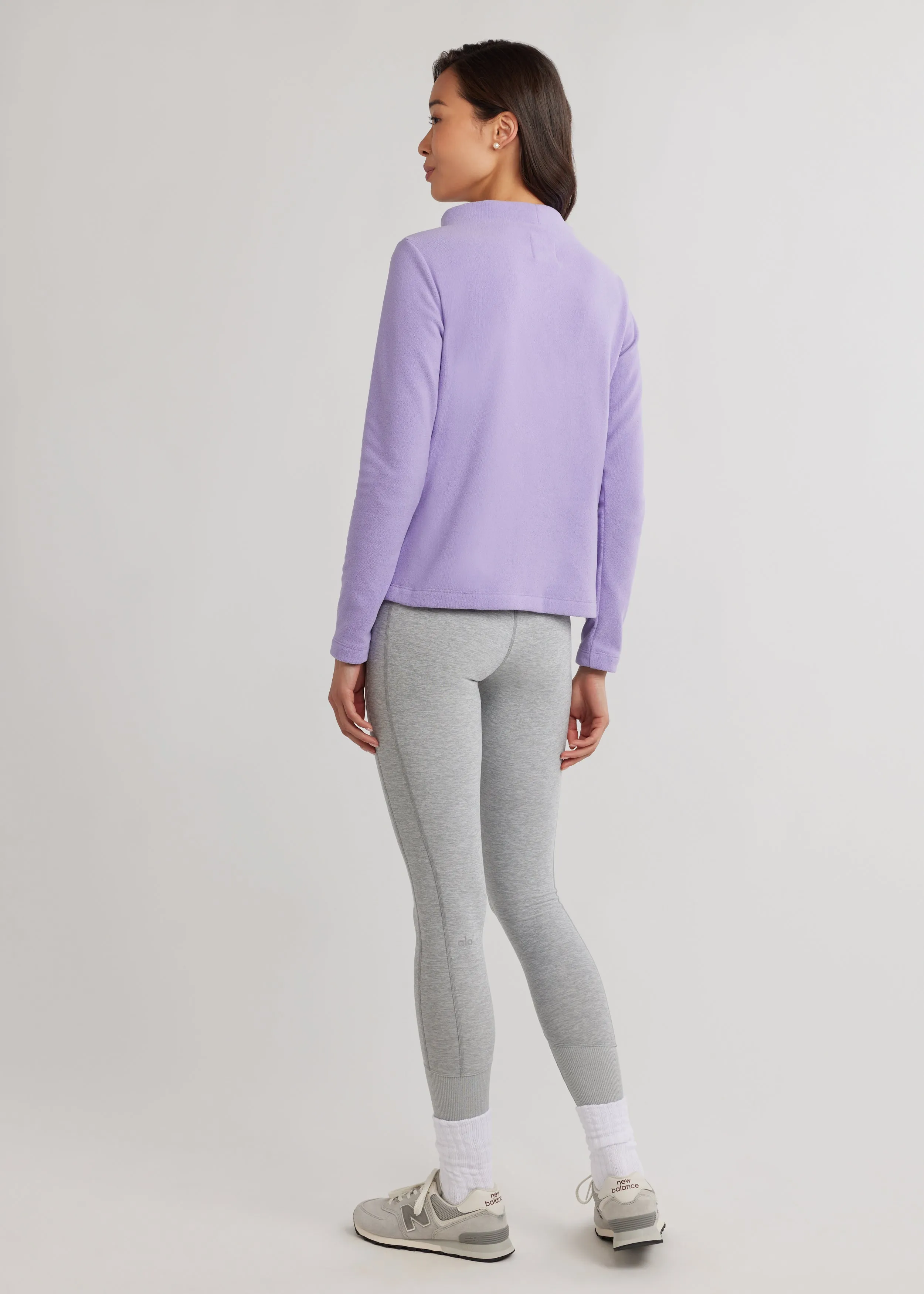 Brighton Boatneck in Terry Fleece (Violet)