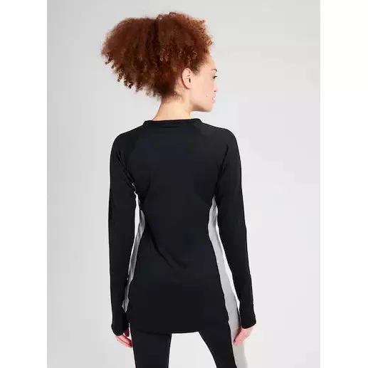 Burton Womens Midweight X Base Layer Crewneck-Black  3XL