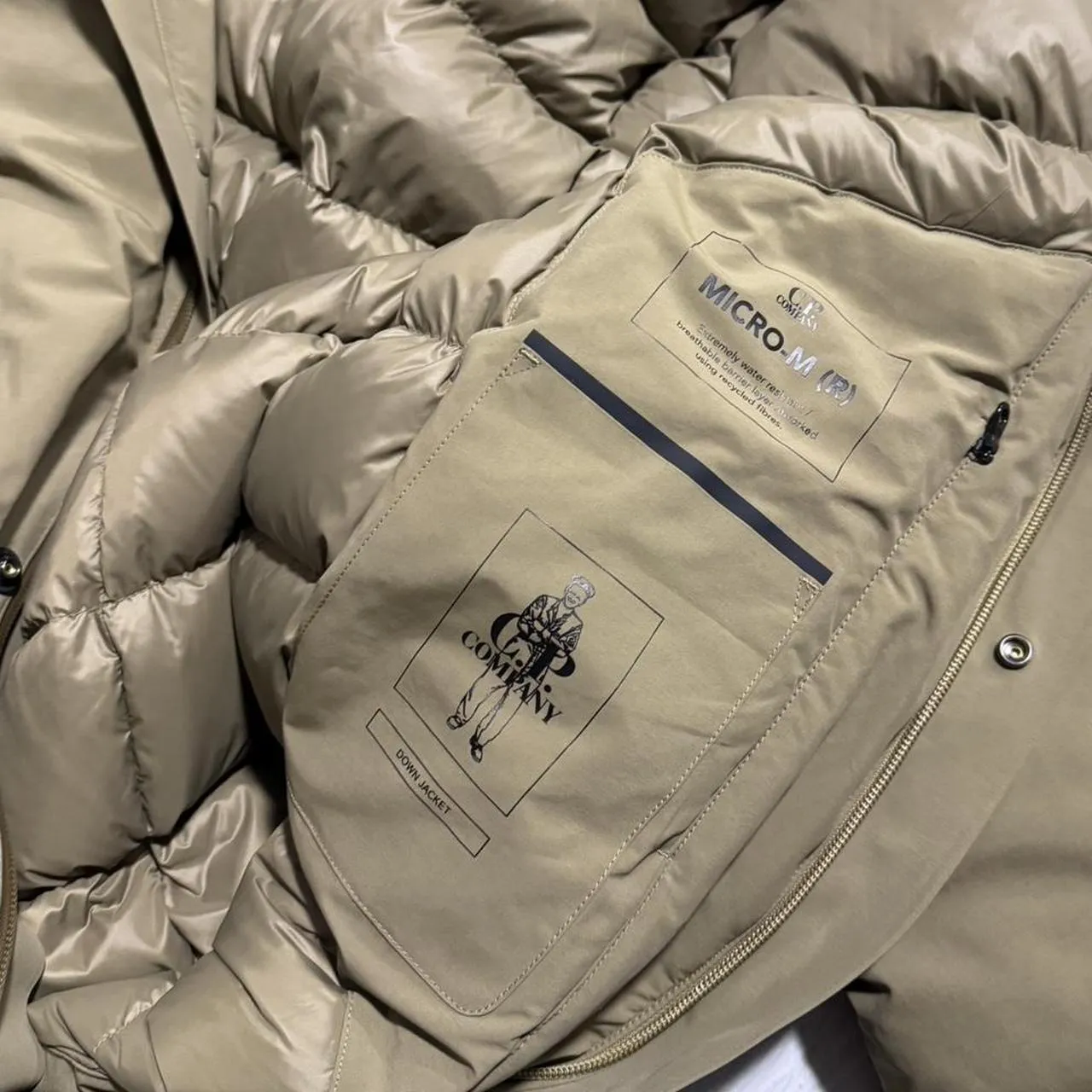 CP Company Micro-M (R) Down Trench Jacket