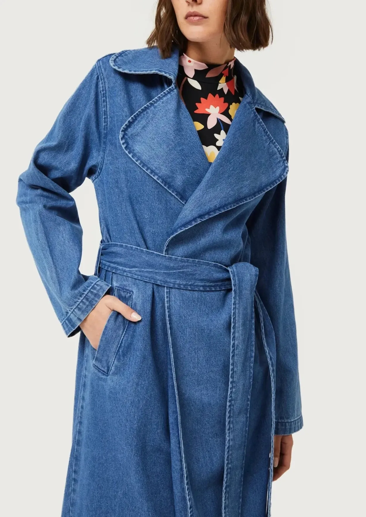 Denim Trench