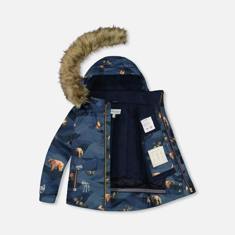 Deux Par Deux Two-Piece Snowsuit - Dress Blue