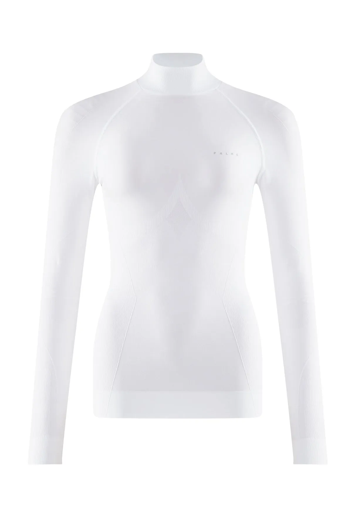 Falke Turtle Neck White Ski Base Layer