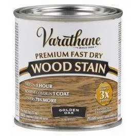 Fast Dry Interior Wood Stain, Oil-Based, Golden Oak, 1/2-Pt.