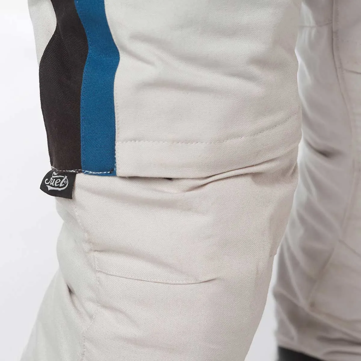 FUEL RALLY RAID MOTORCYCLE PANTS - WHITE