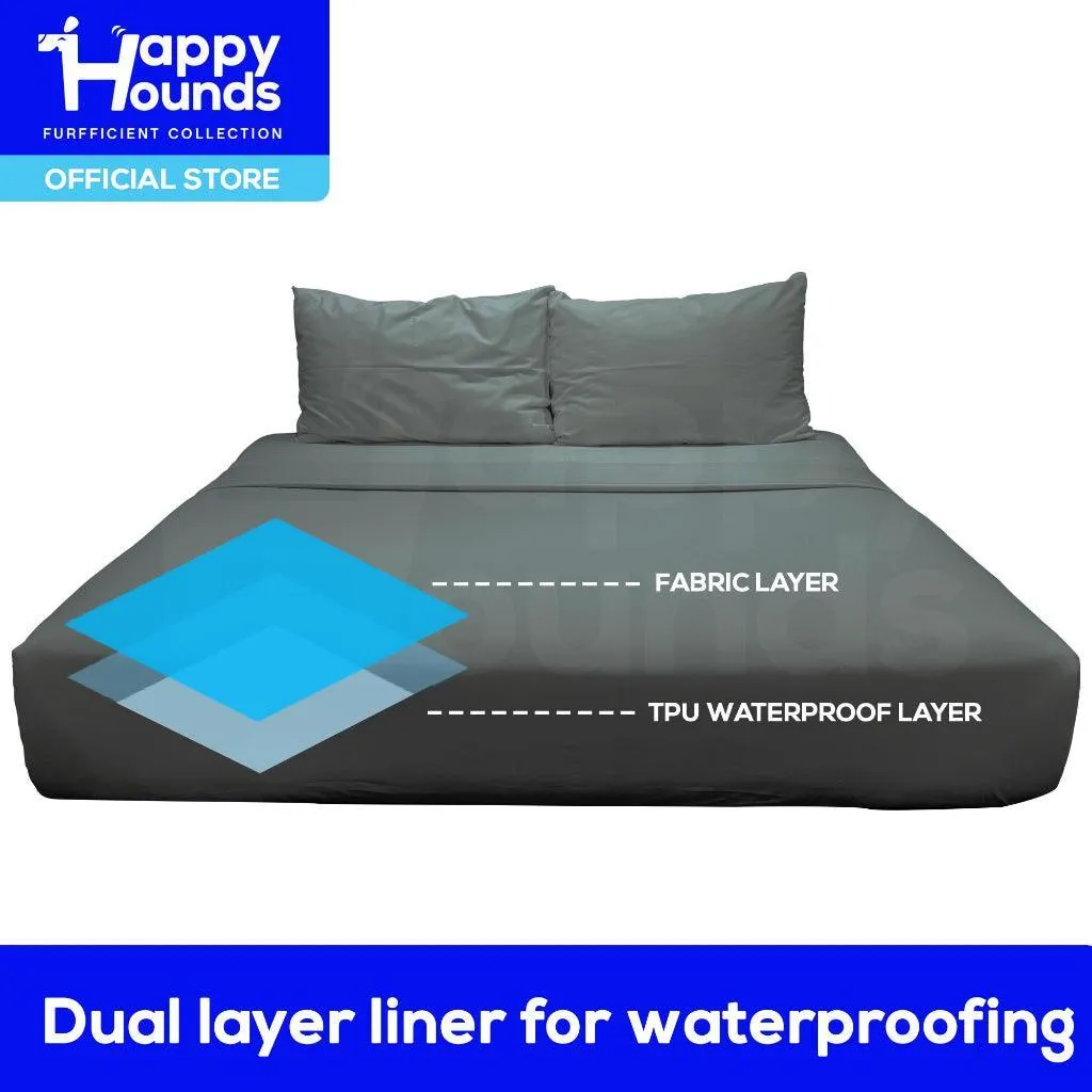 Happy Hounds 4-in-1 Furfficient Hydrophobic Sheets Set (Deep Sea Blue)