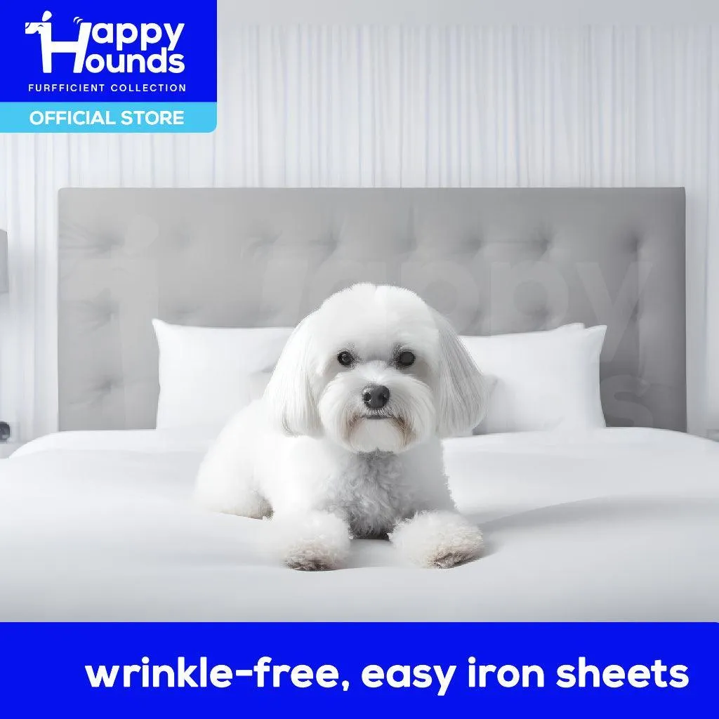 Happy Hounds 4-in-1 Furfficient Hydrophobic Sheets Set (Limestone Beige)