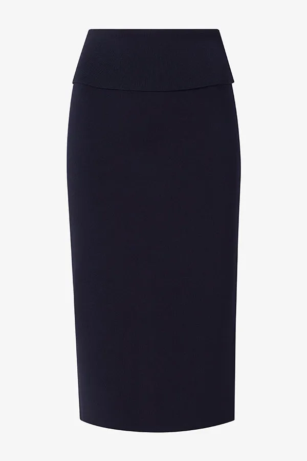 Harlem Skirt - Jardigan Knit :: Navy