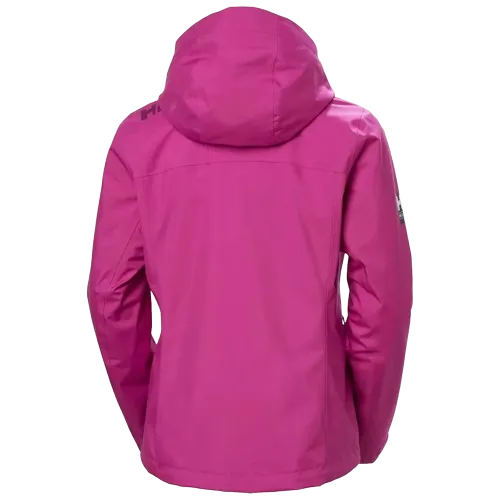 Helly Hansen Womens Crew Hooded Midlayer Sailing Jacket 2.0 Magenta