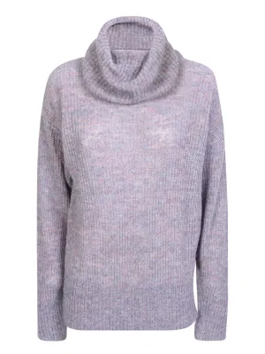 High neck pullover lilac