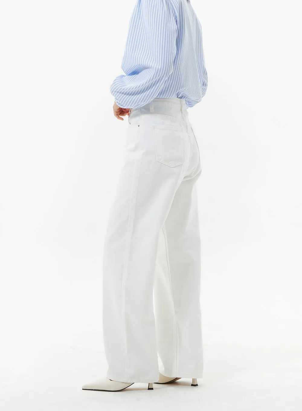 High Waist Cotton Pants OA320