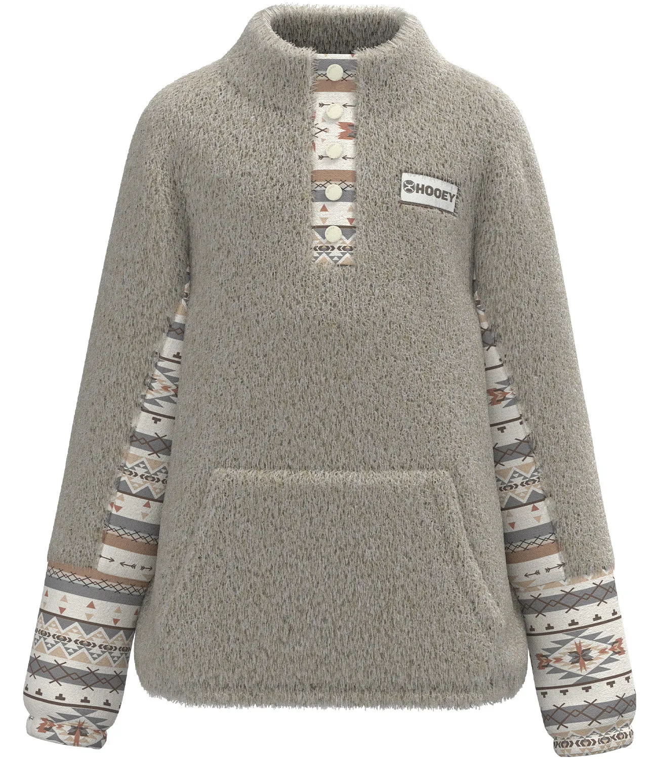 Hooey Cream Aztec Women's Pullover