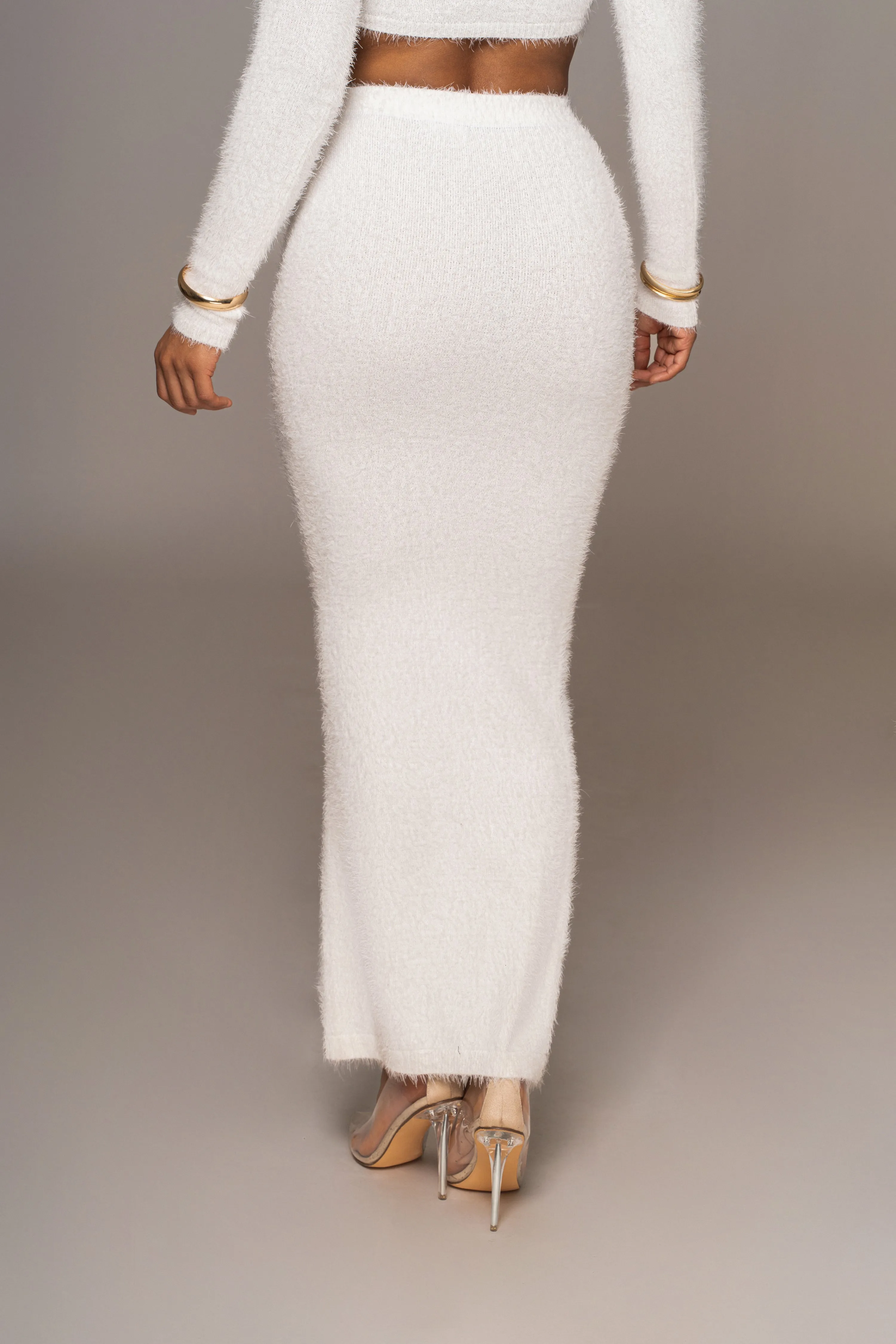 Ivory Annette Sweater Knit Skirt Set