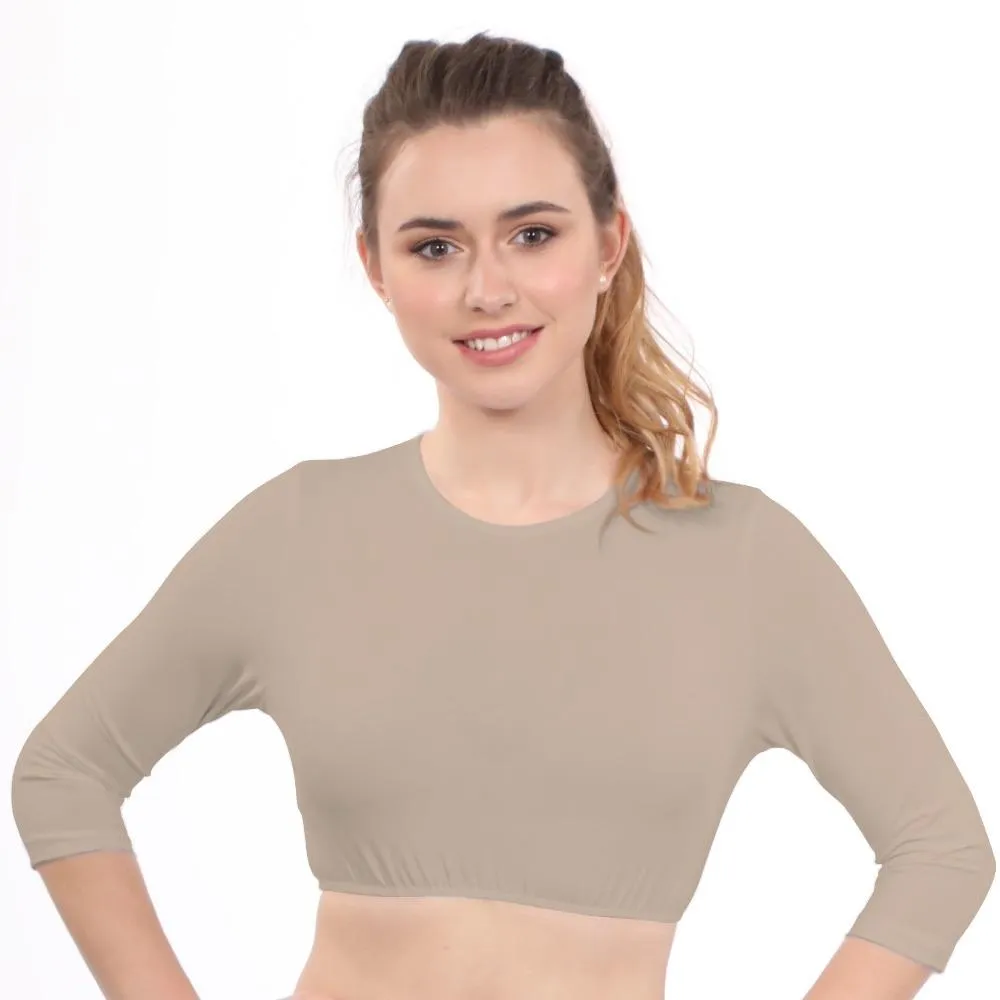 KC Modest Crop Shirt