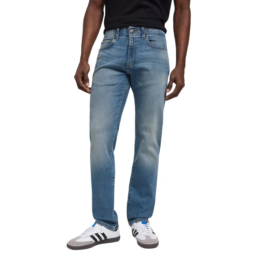 Lee pantalone jeans da uomo Slim Fit MVP Lenny L72ASOPB blu medio slavato