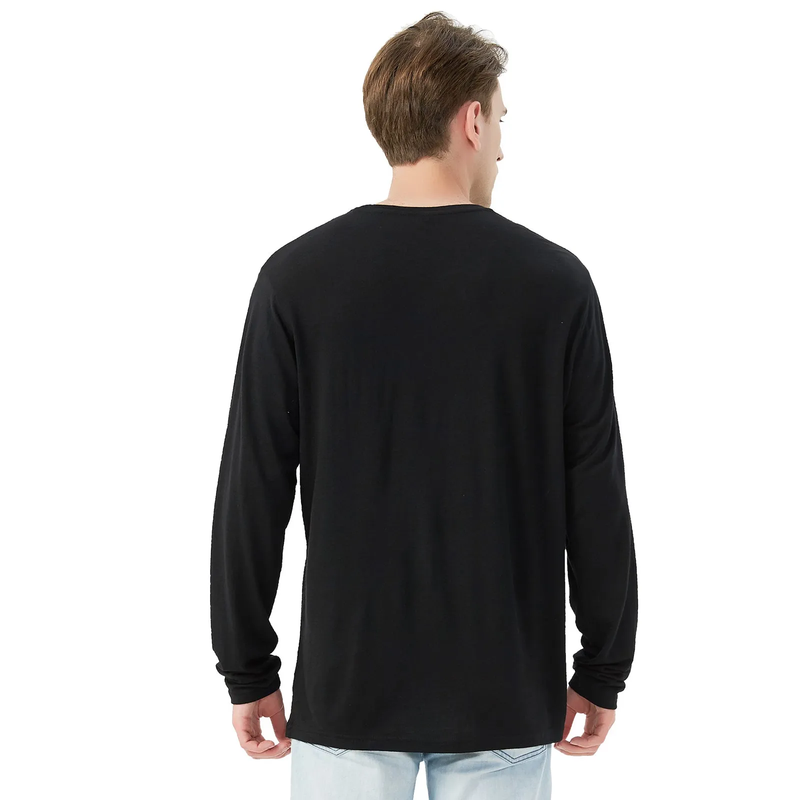 Men's Merino 170g Classic All-Season Base Layer Crew Black