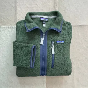 Men's Retro Pile Fleece Jacket,Torrey Pine Green