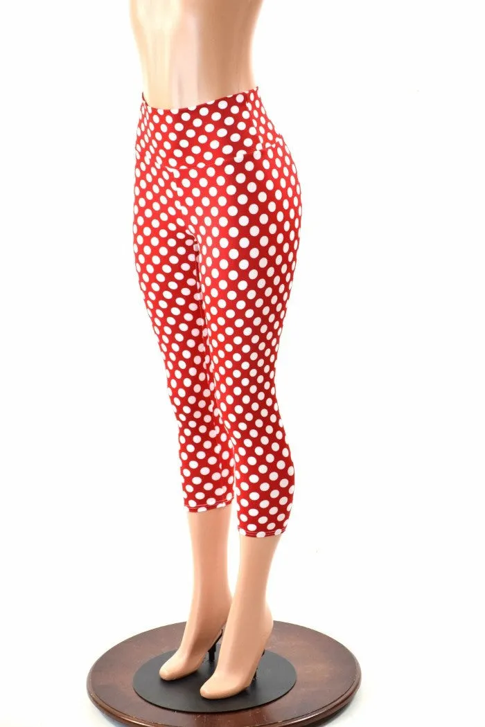 Minnie High Waist Capri Leggings