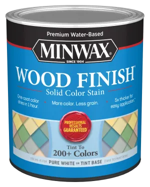 MINWAX® Wood Finish® Water-Based Solid Color Stain, Quart