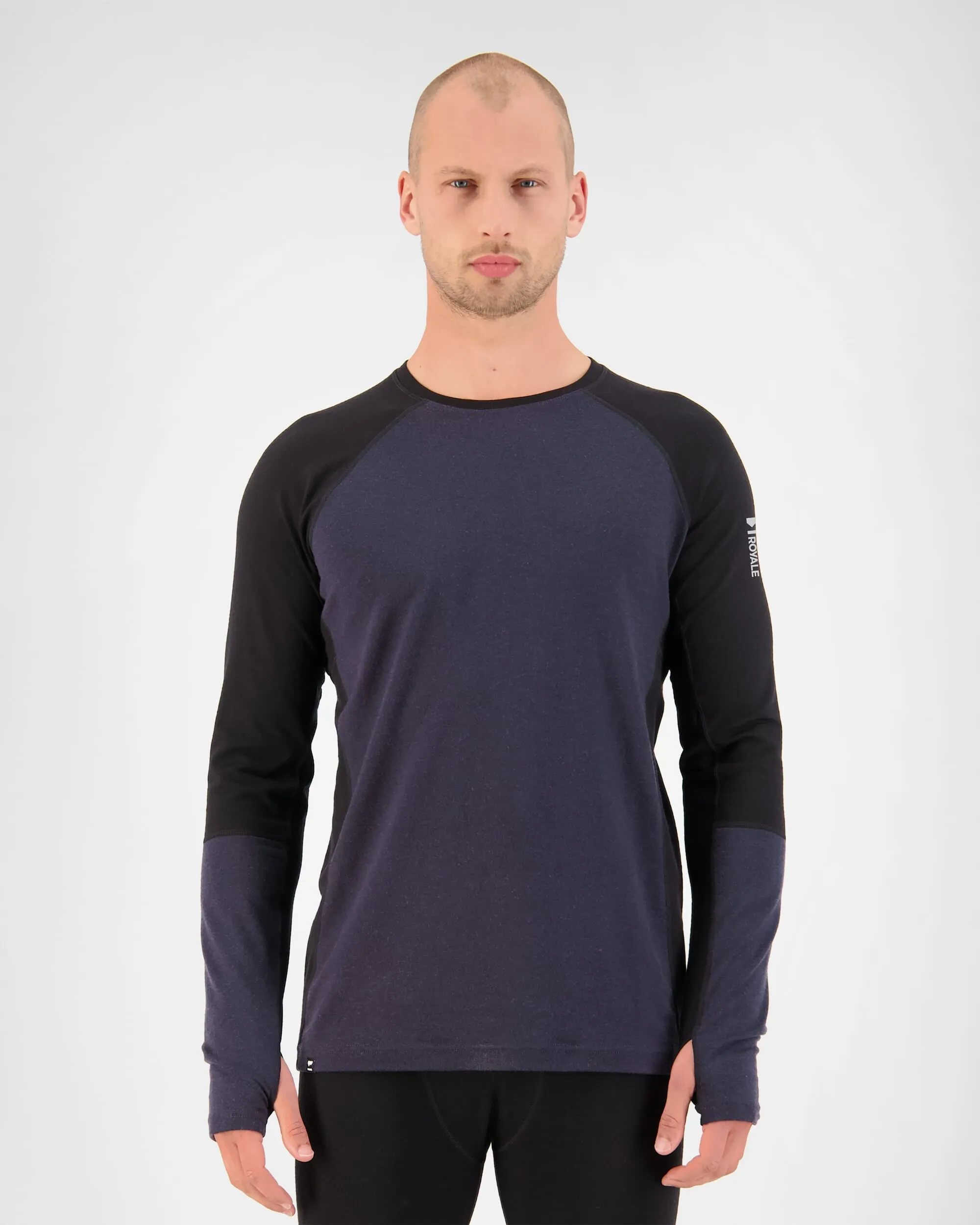 Olympus Merino Base Layer Long Sleeve - Black 9 Iron