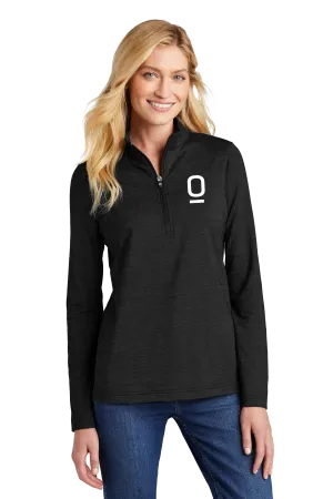 Origence Travis Mathew Ladies 1/4 Zip Pullover - Black