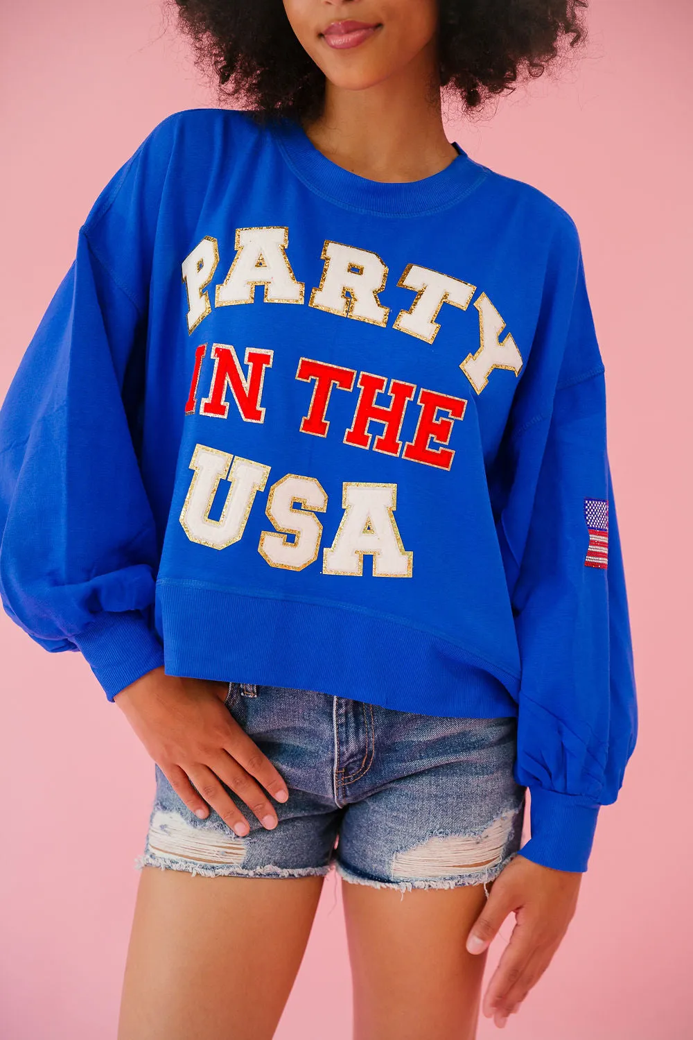 PARTY IN THE USA ROYAL PULLOVER