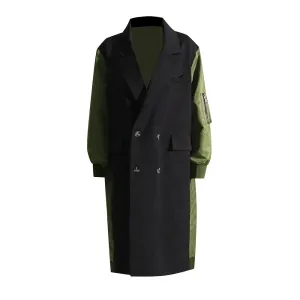 Patch Blazer Trench Coat