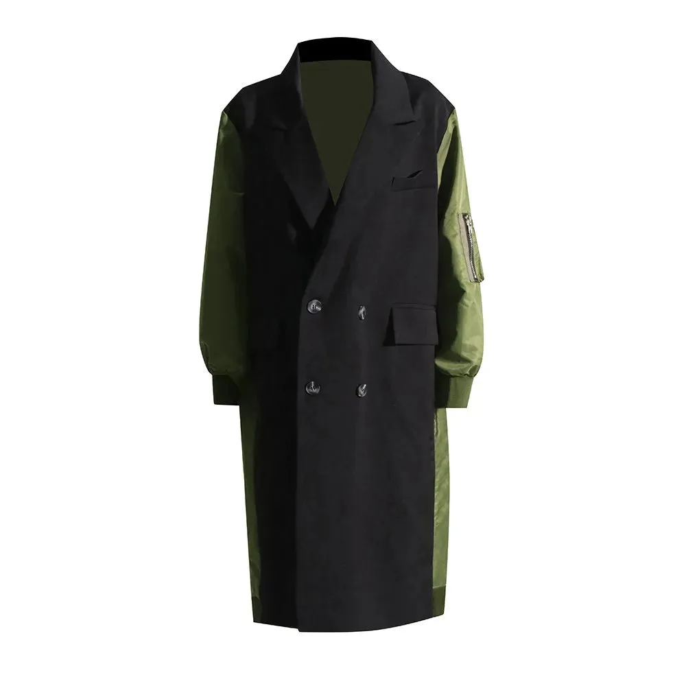 Patch Blazer Trench Coat