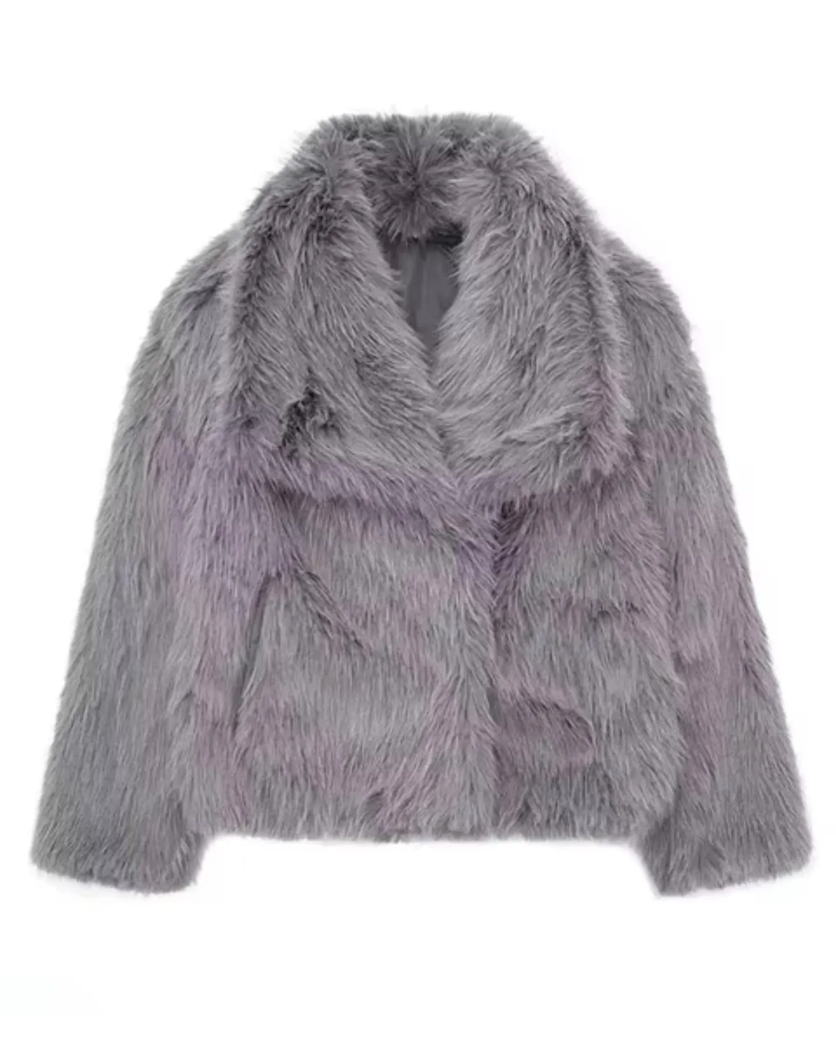 Plush Drop Faux Fur Coat