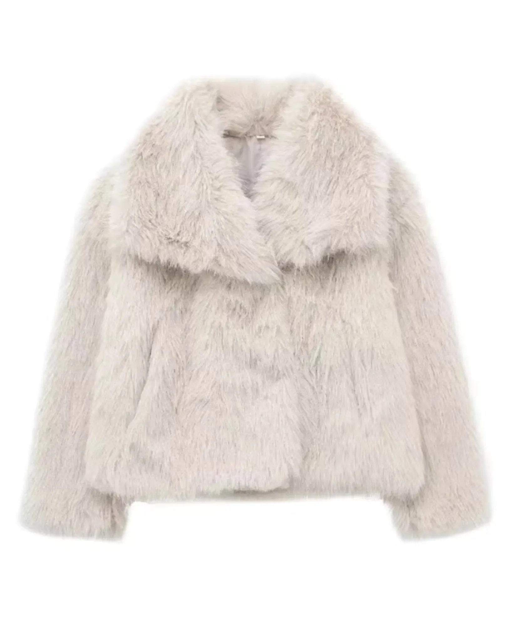 Plush Drop Faux Fur Coat