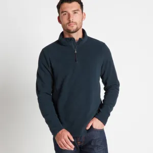 Revive Mens Quarter Zip Fleece - Dark Indigo