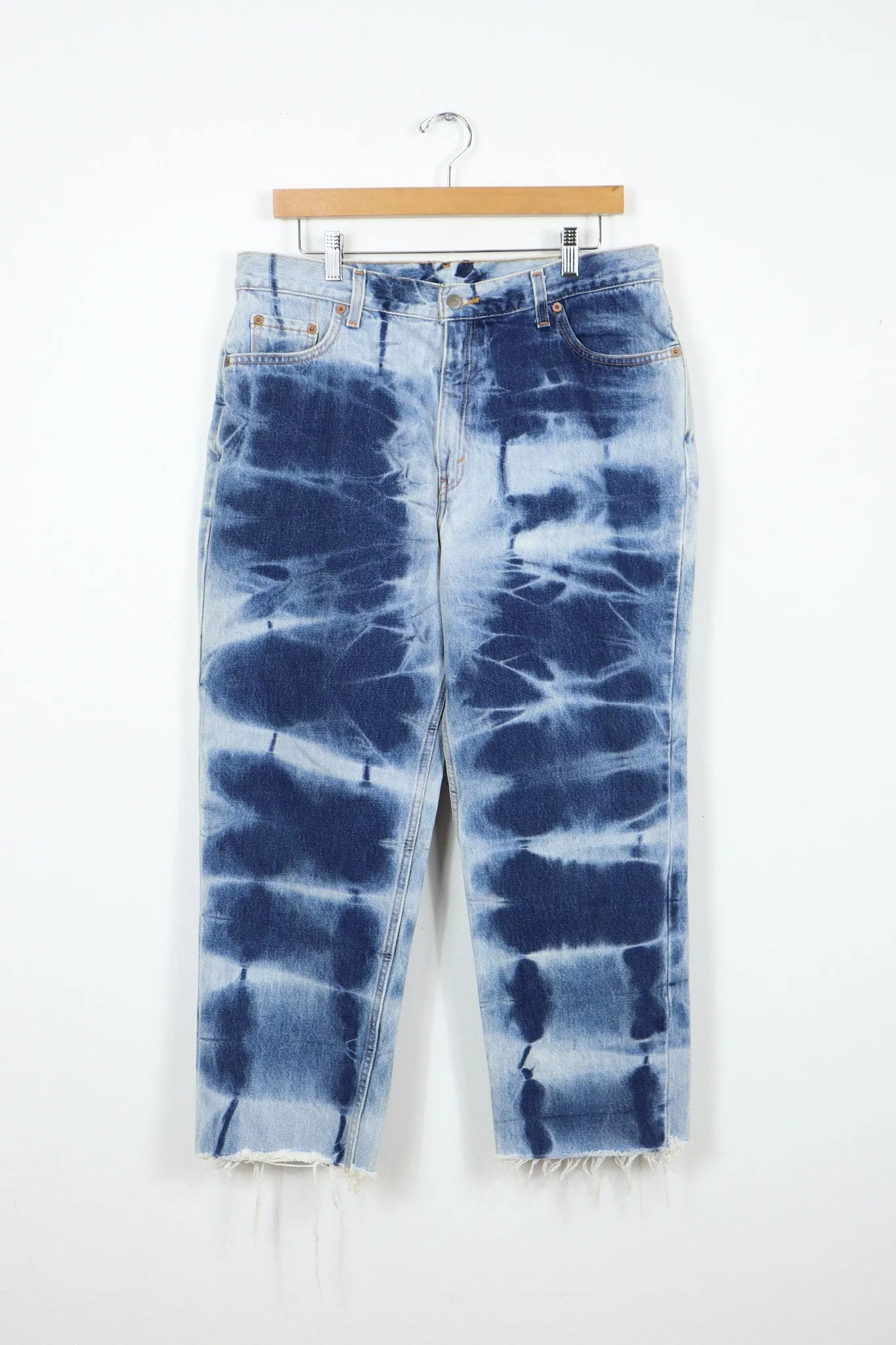 Reworked Levi's 512 Bleached Jeans