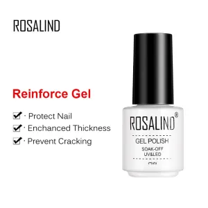 ROSALIND Nail Reinforce Gel Air Dry Bright For Nail Art Design LED/UV Lamp