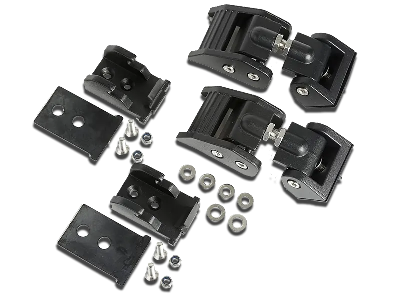 RUGGED RIDGE Hood Catch Kit, Black for 18-up Jeep Wrangler JL & JL Unlimited (BLOW OUT)