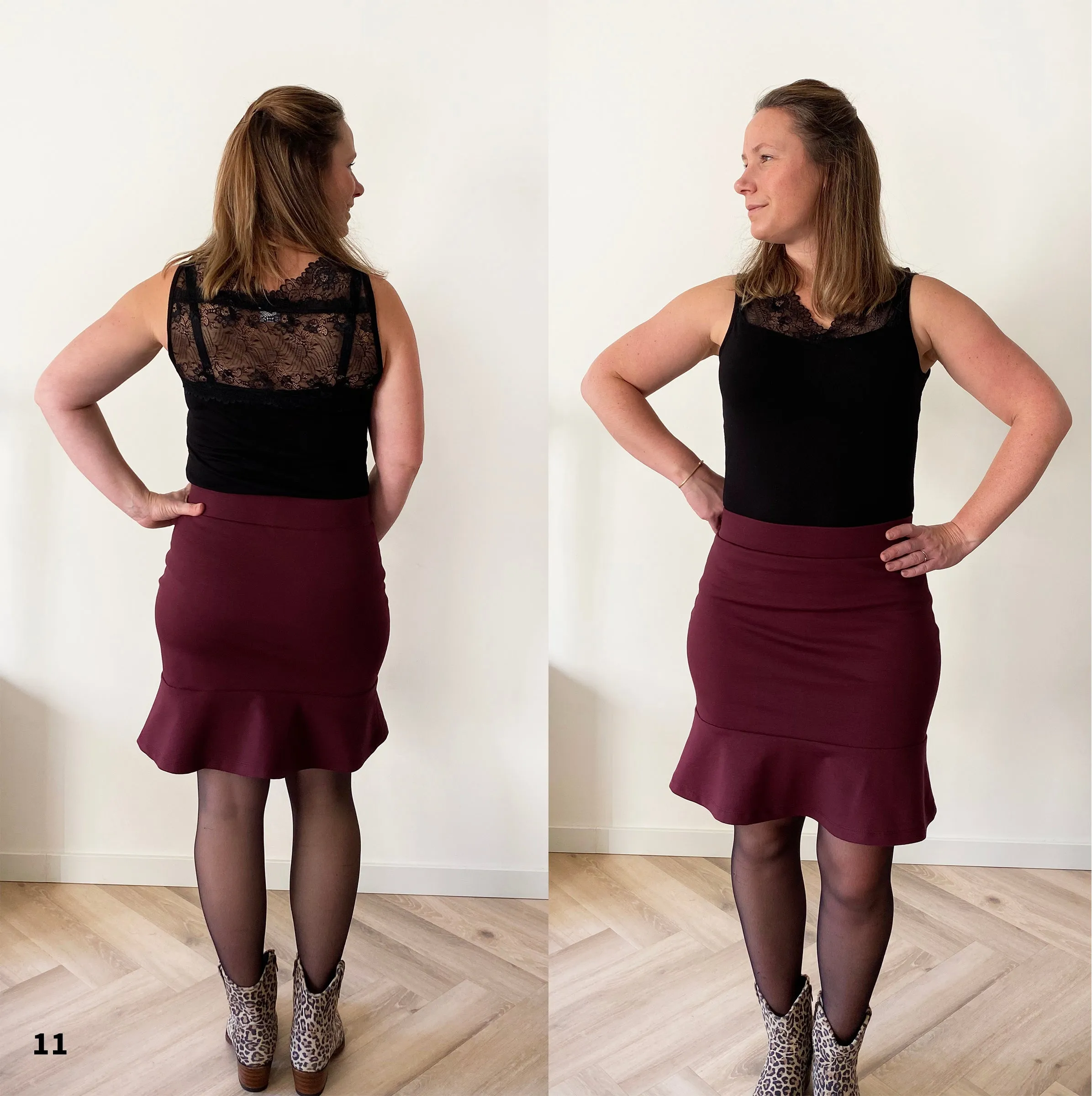 Sofia pencil skirt with variants