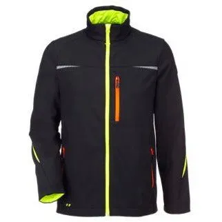 Soft Shell Jacket Black/Neon