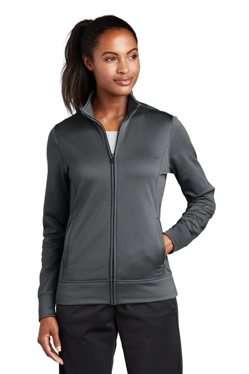 Sport-Tek LST241: Ladies Sport-Wick Fleece Full-Zip Jacket