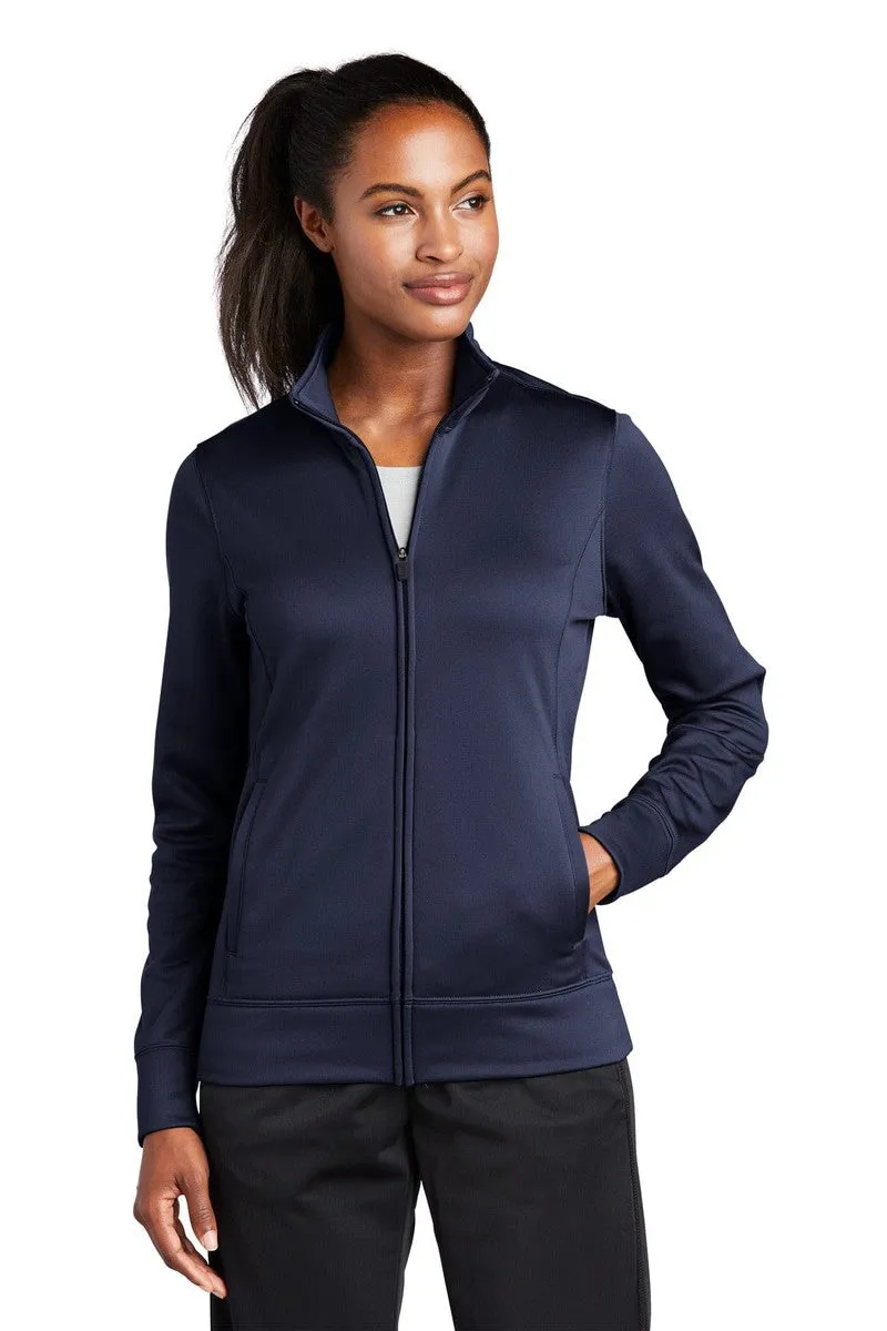 Sport-Tek LST241: Ladies Sport-Wick Fleece Full-Zip Jacket