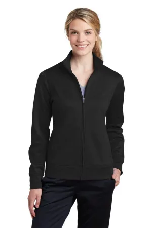 Sport-Tek LST241: Ladies Sport-Wick Fleece Full-Zip Jacket