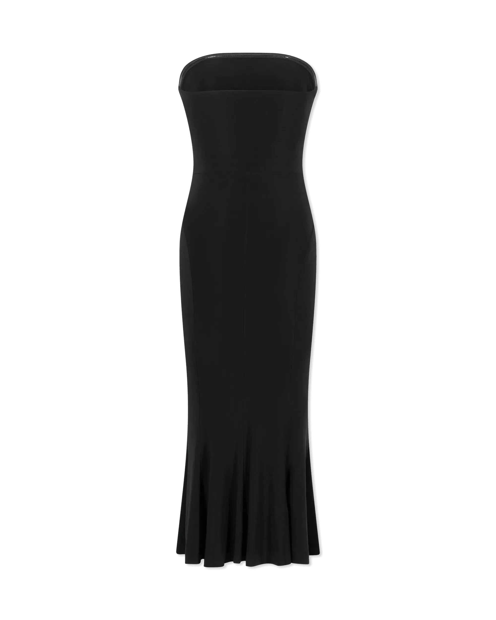 Strapless Fishtail Dress To Midcalf